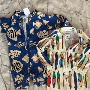 Colorful Baby Rompers Set